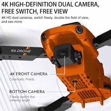 K6 Drone - 4K HD Camera, Four Side 360 Obstacle Avoidance, UAV Quadcopter