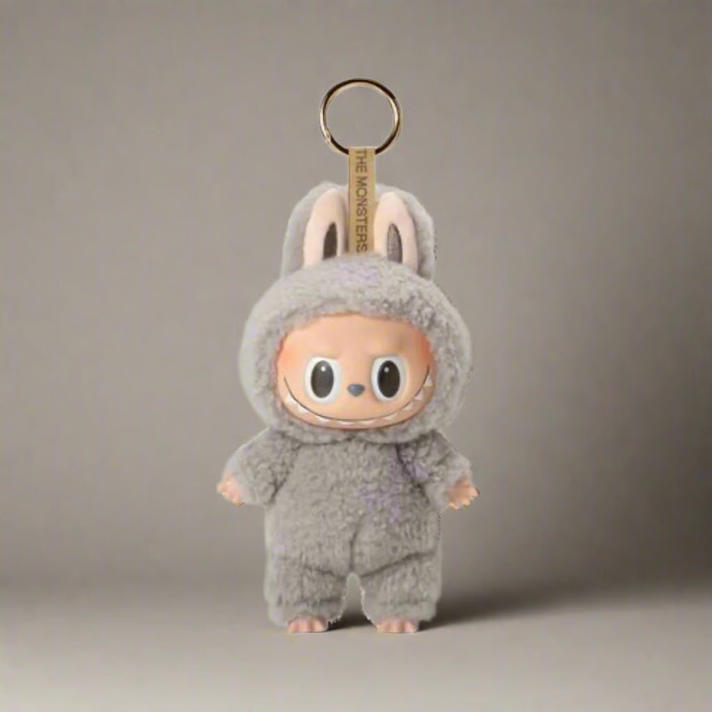 Pop Mart Labubu – Exciting Macaron Series “Sesame Bean” Keychain Pendant Blind Box edition