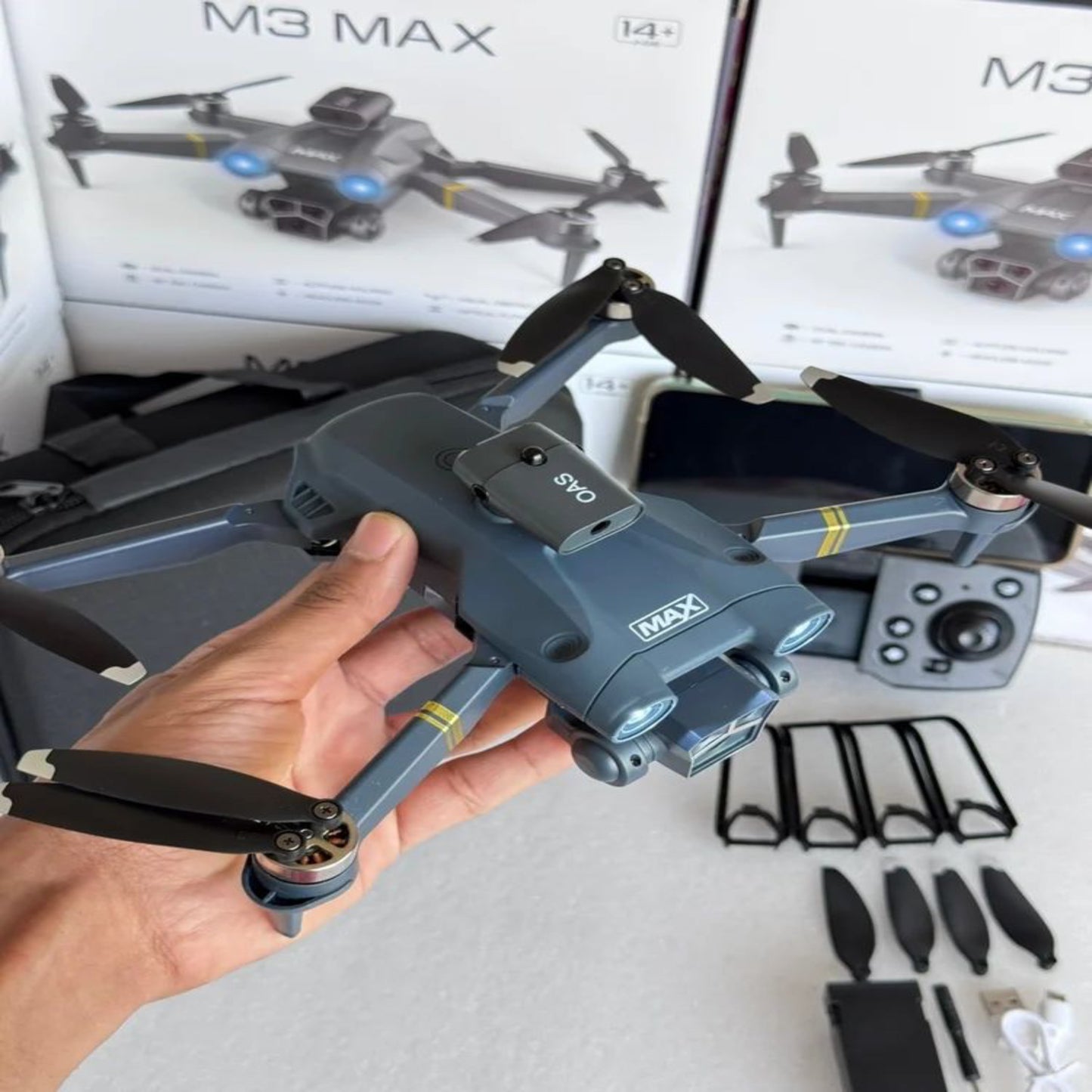 M3 Max drone -Dual Camera Obstacle Avoidance Quadcopter RC Drone with HD Camera & GPS Drone