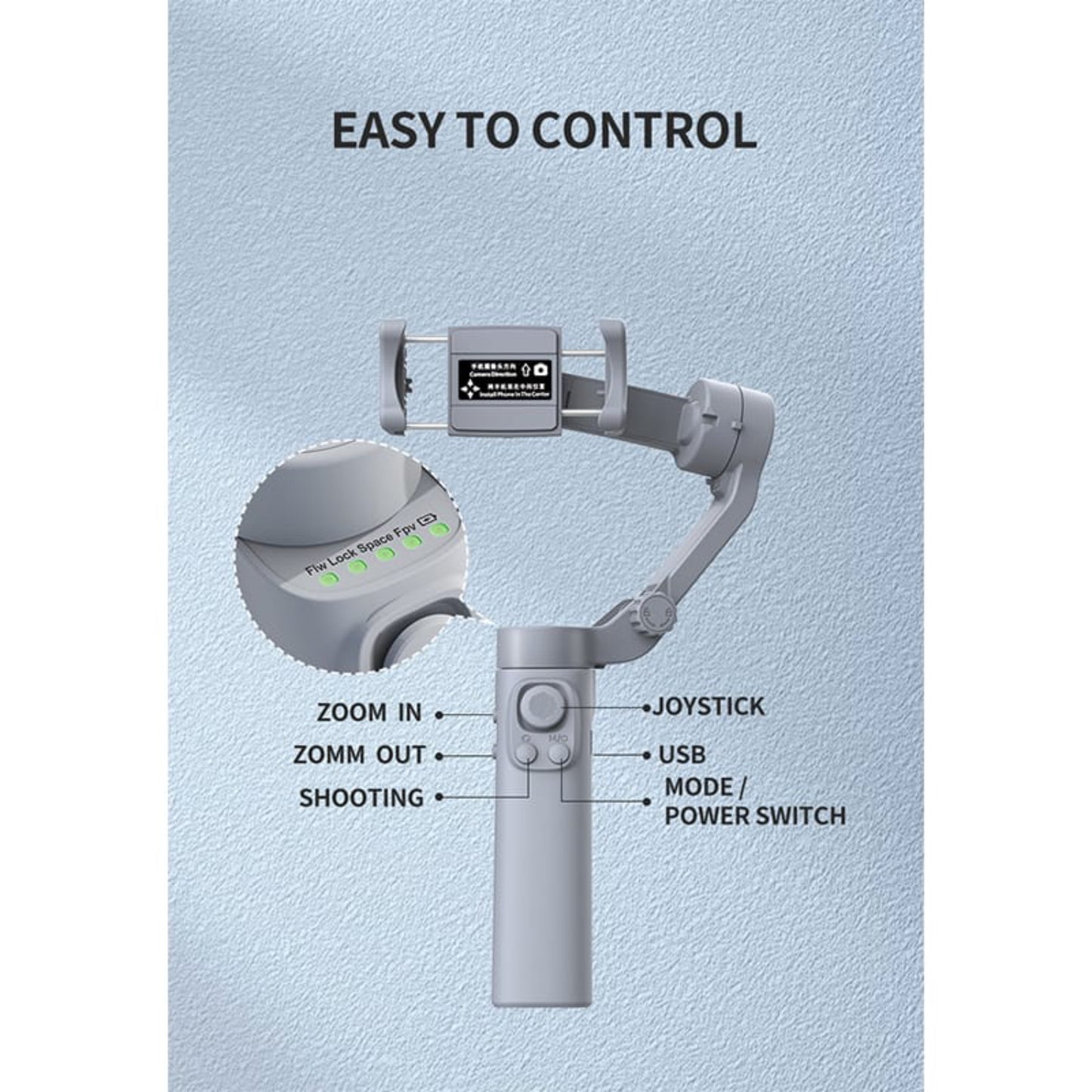 Tokqi M01 3 Axis Gimbal