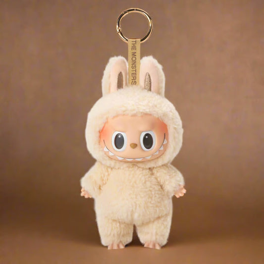 Pop Mart Labubu – Exciting Macaron “Soy Milk” Keychain Pendant (Blind Box Edition)