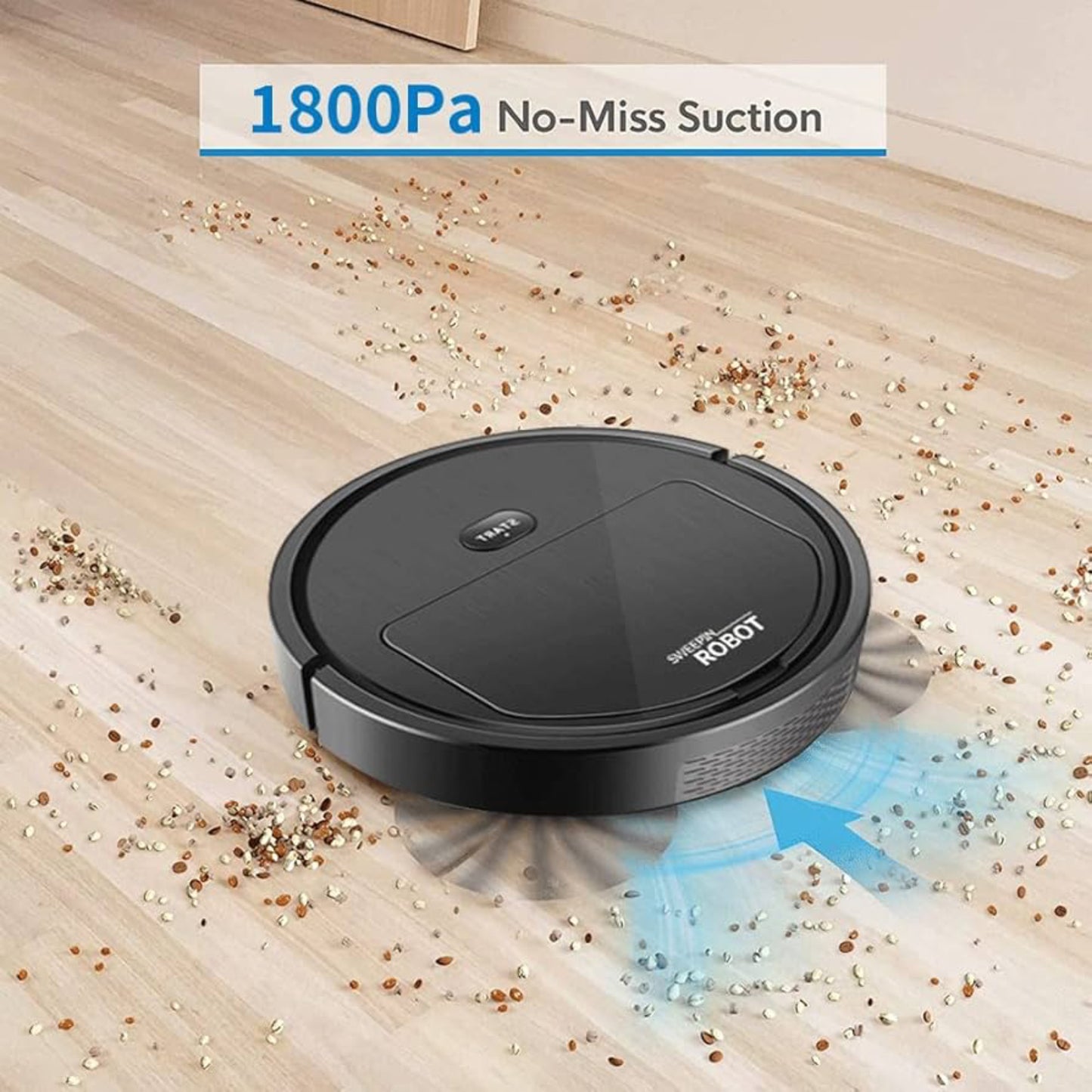 SWEEPIN ROBOT - 3 in 1 Multifunctional Rechargeable Mini Robot Vacuum Cleaner